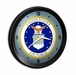 US Air Force: Seal - Ribbed Frame Wall Clock