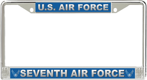 U.S. Air Force Seventh Air Force License Plate Frame