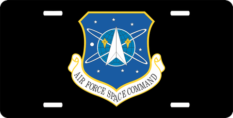 U.S. Air Force Space Command License Plate