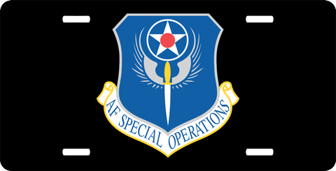 U.S. Air Force Special Operations License Plate