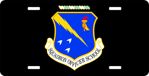 U.S. Air Force Squadron Officer School License Plate