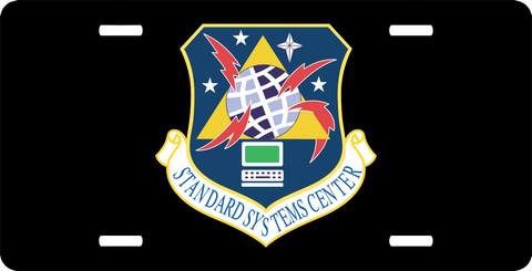 U.S. Air Force Standard System Center License Plate