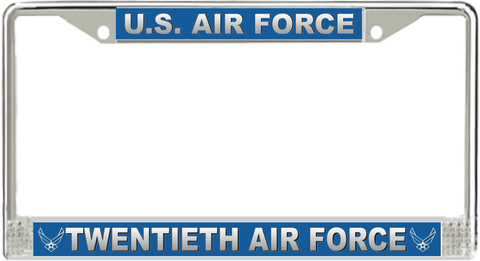 U.S. Air Force Twentieth Air Force License Plate Frame