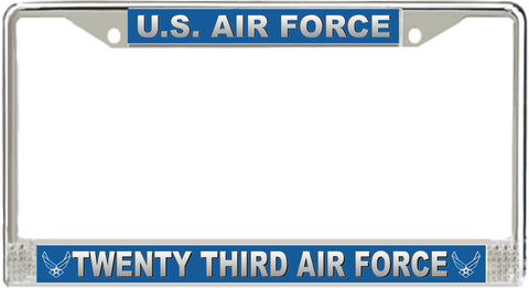 U.S. Air Force Twenty Third Air Force License Plate Frame