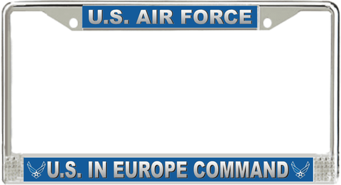U.S. Air Force In Europe Command License Plate Frame