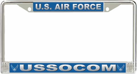 U.S. Air Force USSOCOM License Plate Frame
