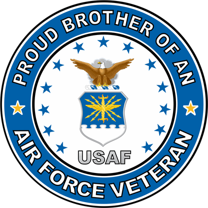 U.S. Air Force Veteran Proud Brother Decal