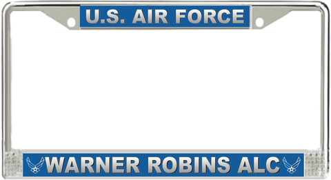 U.S. Air Force Warner Robins ALC License Plate Frame