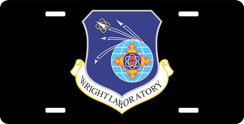 U.S. Air Force Wright Laboratory License Plate