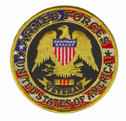 US Armed Forces Vietnam Gold Patch