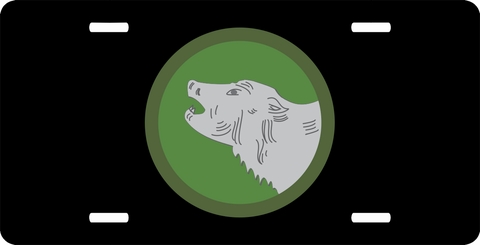 U.S. Army 104th Training Division License Plate