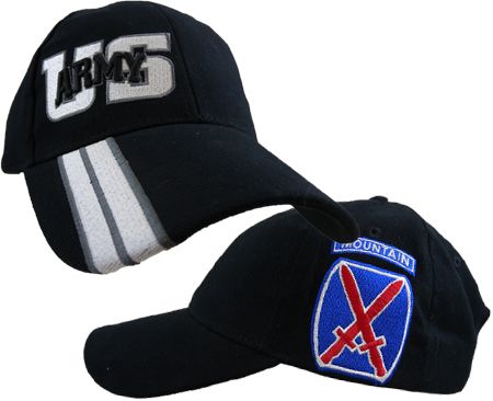 U.S. Army 10th Mountain Division Side Logo Ball Cap