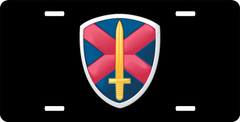 U.S. Army 10th Personnel Command License Plate