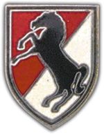 U.S. Army 11th ACR Lapel Hat Pin