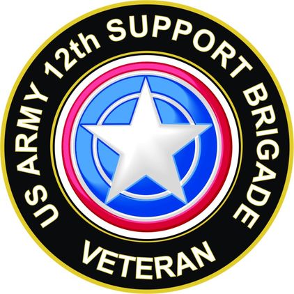 U.S. Army 12th Support Brigade Veteran Sticker Decal