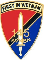 U.S. Army 145th AVN Battalion Lapel Hat Pin