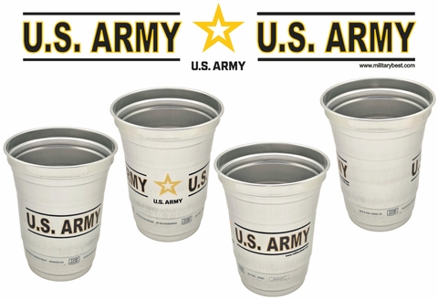 U.S. Army 16 oz Stadium Cups (4-Pack)