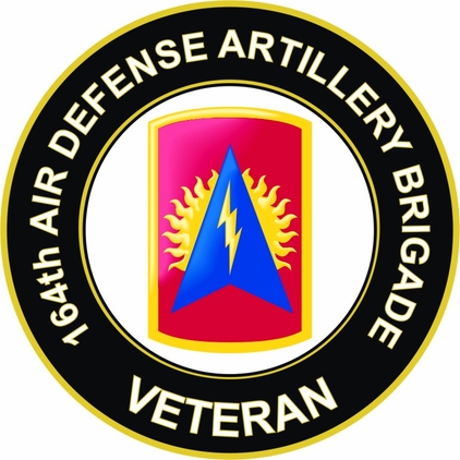 U.S. Army 164th Air Defense Artillery Brigade Veteran Sticker Decal