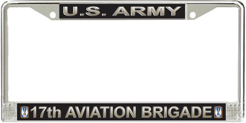 U.S. Army 17th Aviation Brigade License Plate Frame