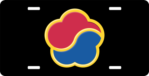 U.S. Army 19th Support Command License Plate