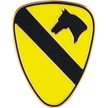 U.S. Army 1st Cavalry Division 1" Lapel Hat Pin