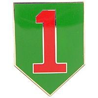 U.S. Army 1st Infantry Division Lapel Hat Pin