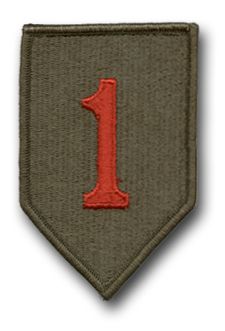 U.S. Army 1st INFANTRY DIVISION 3 3/4" MILITARY PATCH