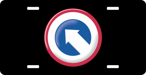 U.S. Army 1st Support Command License Plate