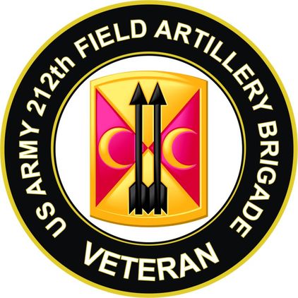 U.S. Army 212th Field Artillery Brigade Veteran Sticker Decal