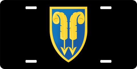 U.S. Army 22nd Support Command License Plate