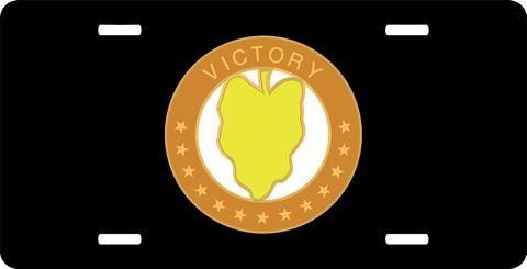 U.S. Army 24th Mechanized Infantry Unit Crest License Plate