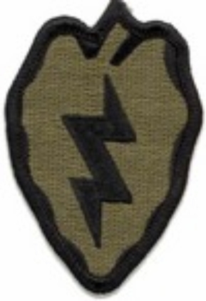 U.S. Army 25th Infantry Division Subdued 3" Military Patch