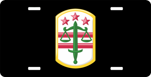 U.S. Army 260th Military Police Command License Plate