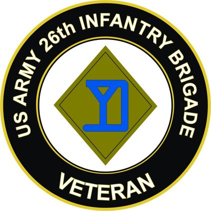 U.S. Army 26th Infantry Brigade Veteran Sticker Decal