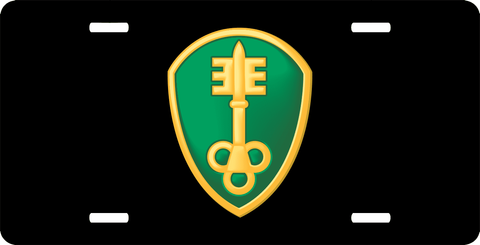 U.S. Army 300th Military Police Command License Plate