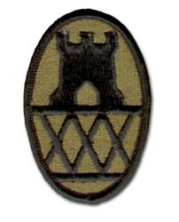 U.S. Army 30TH ENGINEERING BRIGADE SUBDUED 3" MILITARY PATCH