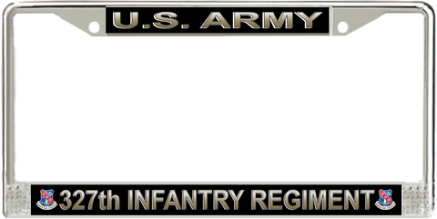 U.S. Army 327th Infantry Brigade License Plate Frame