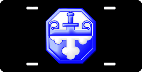 U.S. Army 352nd Civil Affairs Command Unit Crest License Plate