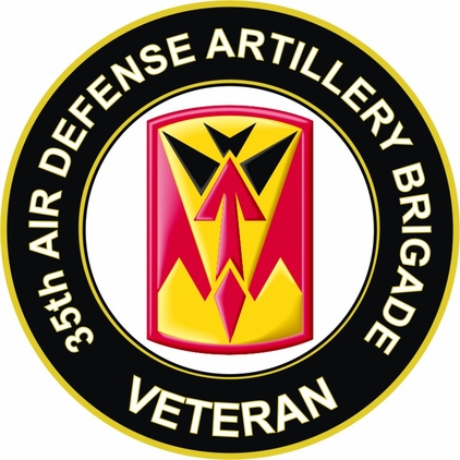 U.S. Army 35th Air Defense Artillery Brigade Veteran Sticker Decal