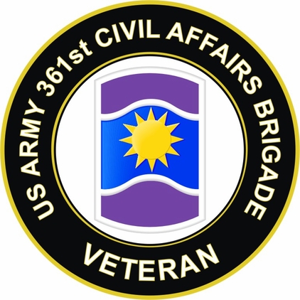 U.S. Army 361st Civil Affairs Brigade Veteran Sticker Decal