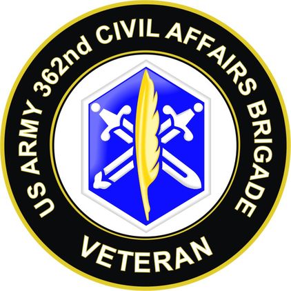 U.S. Army 362nd Civil Affairs Brigade Veteran Sticker Decal