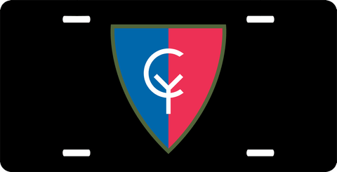 U.S. Army 38th Infantry Division License Plate