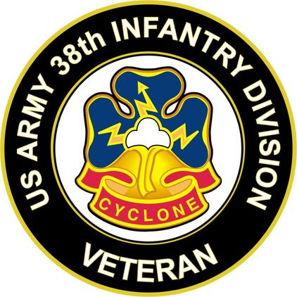 U.S. Army 38th Infantry Division Unit Crest Veteran Sticker Decal