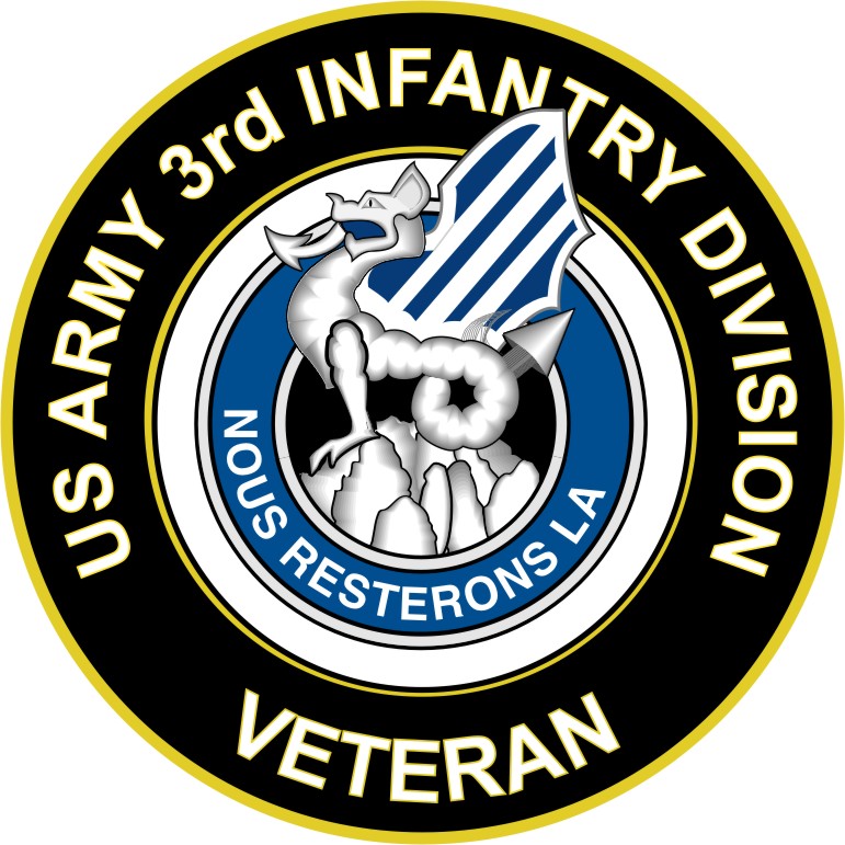 thumbnail image 2 of 8th Infantry Division Vinyl Decal – US Army, Olive/Black, Oracal 2 of 5
