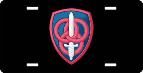 U.S. Army 3rd Personnel Command License Plate