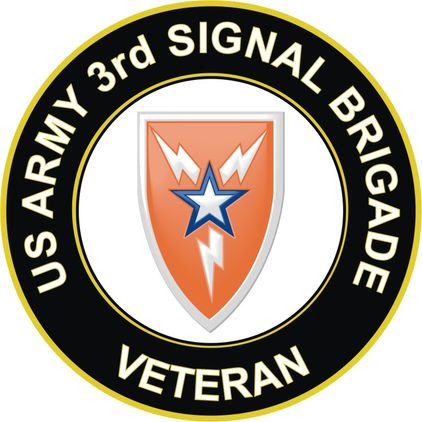 U.S. Army 3rd Signal Brigade Veteran Sticker Decal