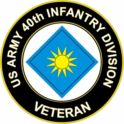 U.S. Army 40th Infantry Division Veteran Sticker Decal