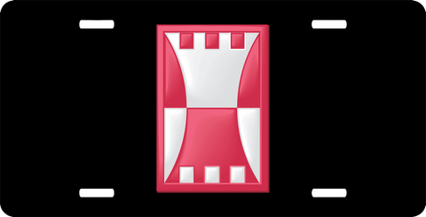 U.S. Army 416th Engineer Corps Command License Plate