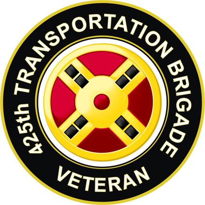U.S. Army 425th Transportation Brigade Veteran Sticker Decal