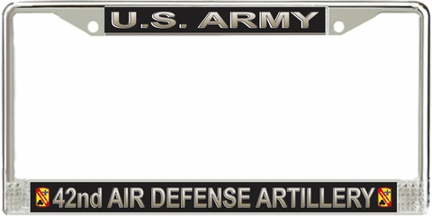 U.S. Army 42nd Field Artillery Brigade License Plate Frame